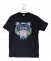 KENZO（ケンゾー）の古着「タイガー刺繍Tシャツ」｜ブラック