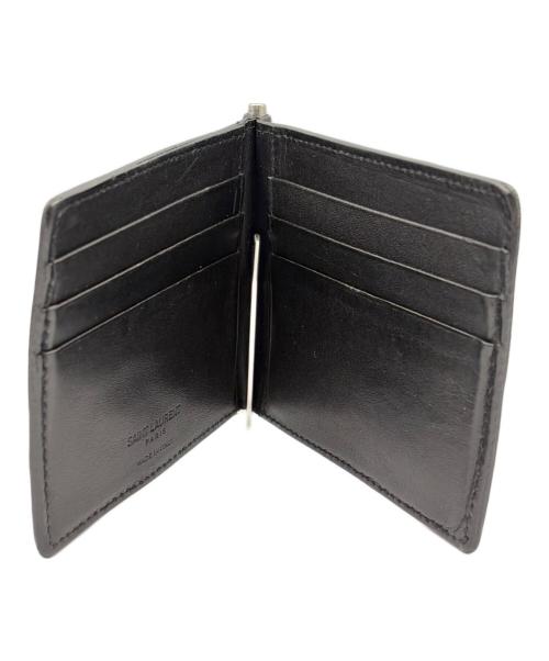 Saint Laurent Paris（サンローランパリ）Saint Laurent Paris (サンローランパリ) ビルクリップウォレット ブラックの古着・服飾アイテム