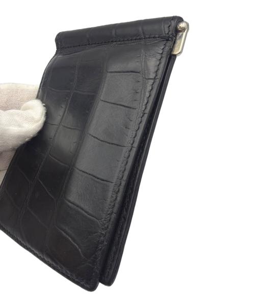 Saint Laurent Paris（サンローランパリ）Saint Laurent Paris (サンローランパリ) ビルクリップウォレット ブラックの古着・服飾アイテム