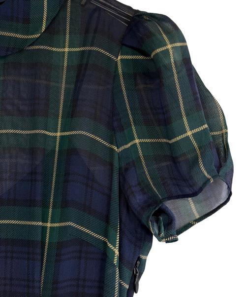 POLO RALPH LAUREN（ポロ・ラルフローレン）POLO RALPH LAUREN (ポロ・ラルフローレン) 半袖ワンピース グリーン×ネイビー サイズ:150cmの古着・服飾アイテム