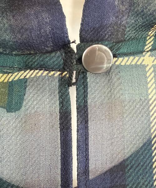 POLO RALPH LAUREN（ポロ・ラルフローレン）POLO RALPH LAUREN (ポロ・ラルフローレン) 半袖ワンピース グリーン×ネイビー サイズ:150cmの古着・服飾アイテム