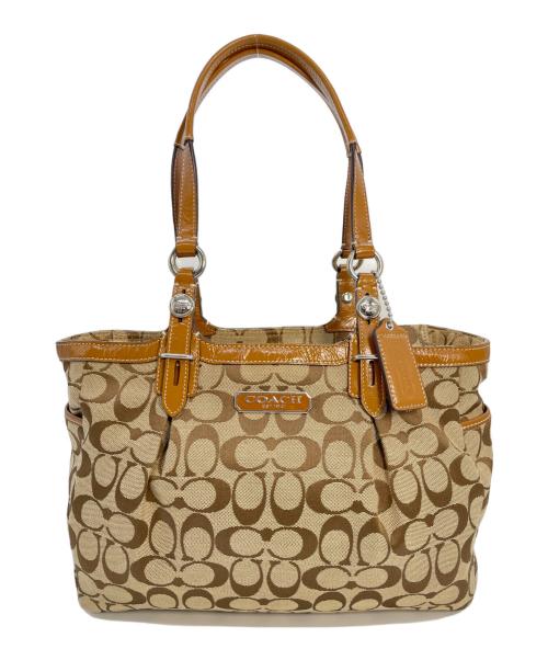 COACH（コーチ）COACH (コーチ) ハンドバッグ キャラメルの古着・服飾アイテム