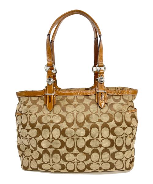COACH（コーチ）COACH (コーチ) ハンドバッグ キャラメルの古着・服飾アイテム