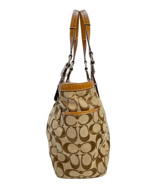 COACH（コーチ）COACH (コーチ) ハンドバッグ キャラメルの古着・服飾アイテム