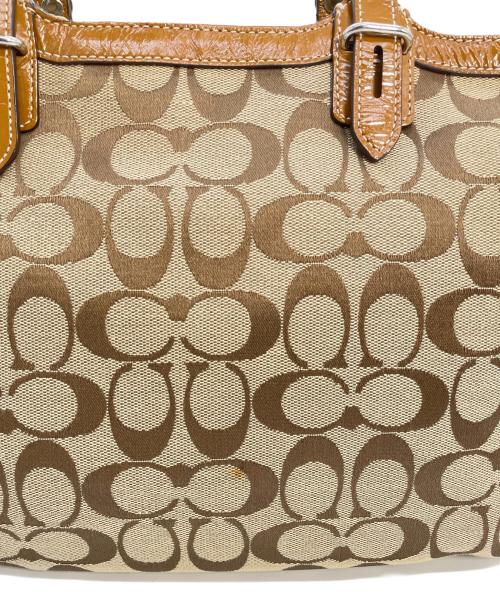 COACH（コーチ）COACH (コーチ) ハンドバッグ キャラメルの古着・服飾アイテム