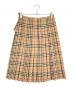 Burberry's (バーバリーズ) ラップスカート ブラウン×ブラック サイズ:SIZE 38：7000円