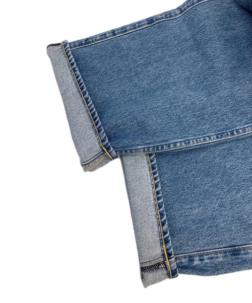 NEEDBY（ニードバイ）NEEDBY (ニードバイ) ワイドデニムパンツ インディゴ サイズ:SIZE 63.5cm (W25)の古着・服飾アイテム