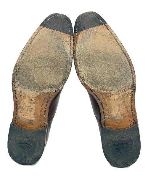 SCOTCH GRAIN（スコッチグレイン）SCOTCH GRAIN (スコッチグレイン) ストレートチップシューズ ブラウン サイズ:SIZE 27cmの古着・服飾アイテム
