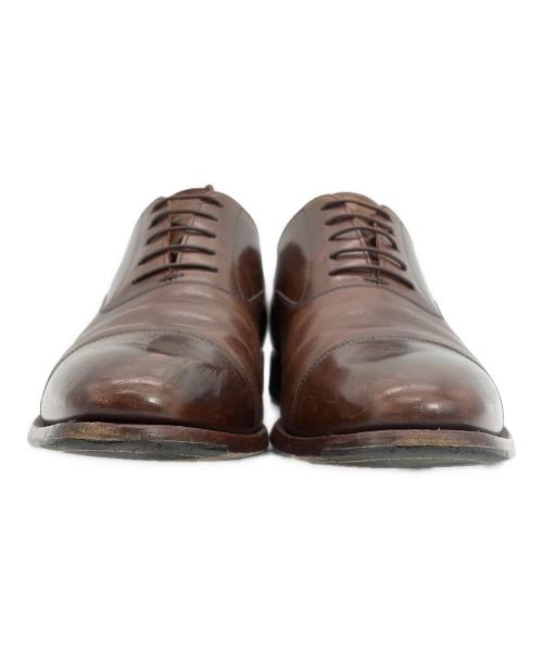 SCOTCH GRAIN（スコッチグレイン）SCOTCH GRAIN (スコッチグレイン) ストレートチップシューズ ブラウン サイズ:SIZE 27cmの古着・服飾アイテム