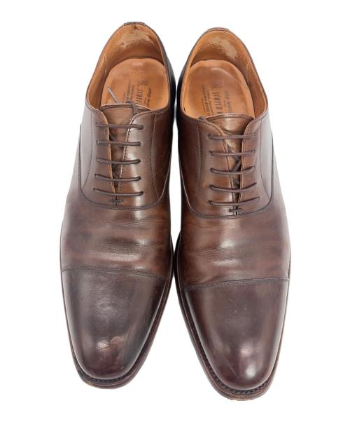 SCOTCH GRAIN（スコッチグレイン）SCOTCH GRAIN (スコッチグレイン) ストレートチップシューズ ブラウン サイズ:SIZE 27cmの古着・服飾アイテム