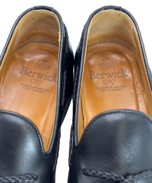 berwick（バーウィック）berwick (バーウィック) タッセルローファー ブラック サイズ:SIZE 8 1/2（26.5）の古着・服飾アイテム