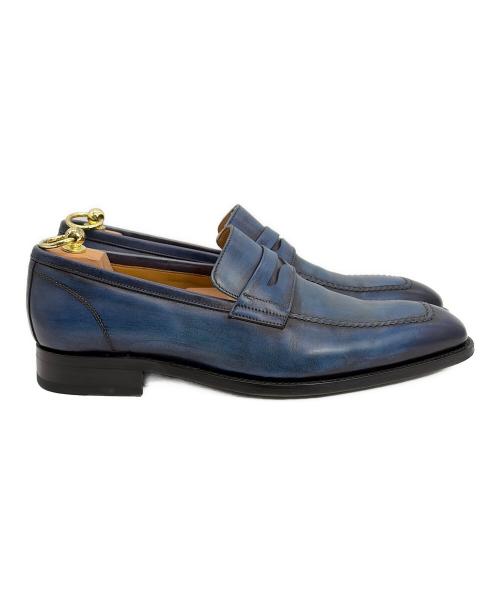 berwick（バーウィック）berwick (バーウィック) ローファー ブルー サイズ:SIZE 9（28cm）の古着・服飾アイテム