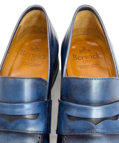 berwick（バーウィック）berwick (バーウィック) ローファー ブルー サイズ:SIZE 9（28cm）の古着・服飾アイテム