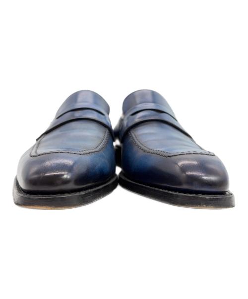 berwick（バーウィック）berwick (バーウィック) ローファー ブルー サイズ:SIZE 9（28cm）の古着・服飾アイテム