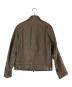 BOSS (ボス) ラムレザージャケット ブラウン サイズ:SIZE UK44（XXL)：20000円