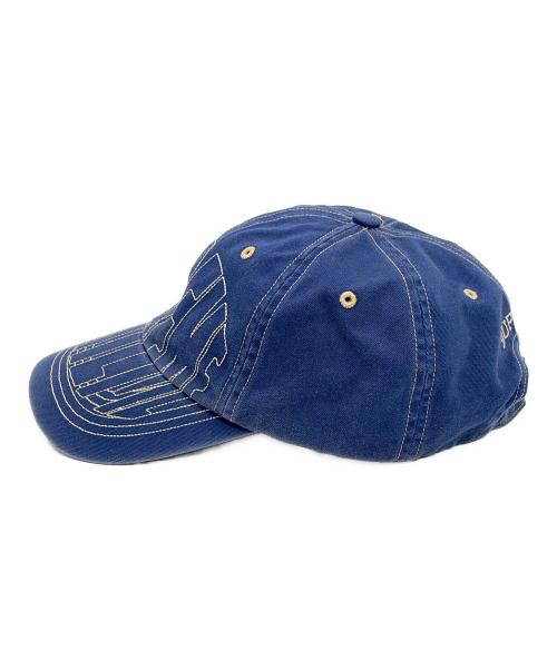 SUPREME（シュプリーム）SUPREME (シュプリーム) バイザー ステッチ キャップ ネイビーの古着・服飾アイテム