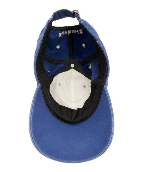SUPREME（シュプリーム）SUPREME (シュプリーム) バイザー ステッチ キャップ ネイビーの古着・服飾アイテム