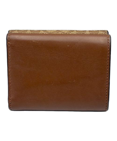 COACH（コーチ）COACH (コーチ) 3つ折り財布 ブラウンの古着・服飾アイテム