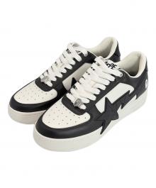 A BATHING APE（アベイシングエイプ）の古着「スニーカー」｜ホワイト×ブラック