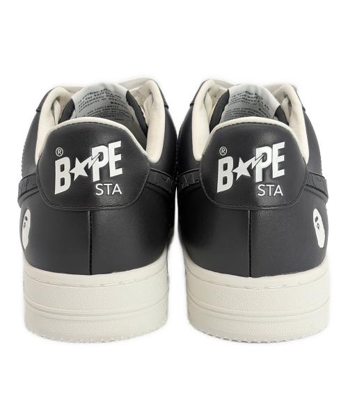 A BATHING APE（アベイシングエイプ）A BATHING APE (アベイシングエイプ) スニーカー ホワイト×ブラック サイズ:SIZE 28cmの古着・服飾アイテム