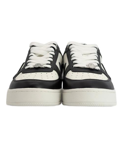 A BATHING APE（アベイシングエイプ）A BATHING APE (アベイシングエイプ) スニーカー ホワイト×ブラック サイズ:SIZE 28cmの古着・服飾アイテム