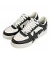 A BATHING APE（アベイシングエイプ）の古着「スニーカー」｜ホワイト×ブラック