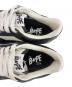 中古・古着 A BATHING APE (アベイシングエイプ) スニーカー ホワイト×ブラック サイズ:SIZE 28cm：20000円