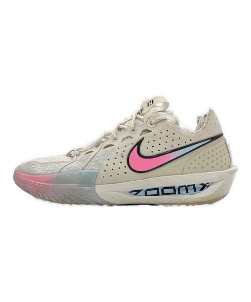 NIKE（ナイキ）NIKE (ナイキ) G.T.CUT 3 EP ホワイト×ピンク サイズ:28.5の古着・服飾アイテム