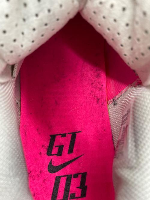 NIKE（ナイキ）NIKE (ナイキ) G.T.CUT 3 EP ホワイト×ピンク サイズ:28.5の古着・服飾アイテム