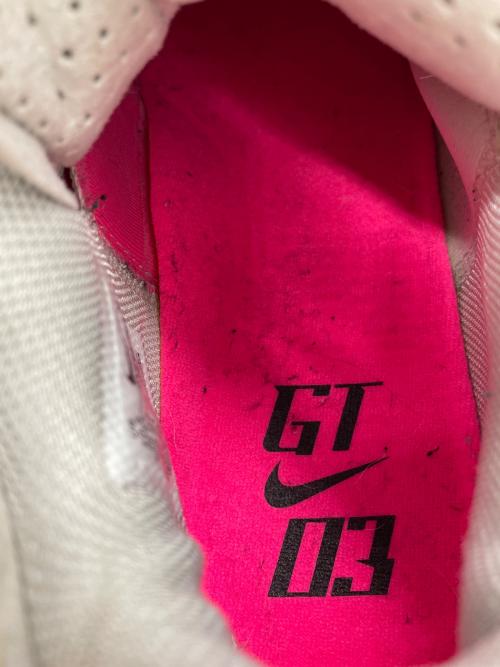 NIKE（ナイキ）NIKE (ナイキ) G.T.CUT 3 EP ホワイト×ピンク サイズ:28.5の古着・服飾アイテム