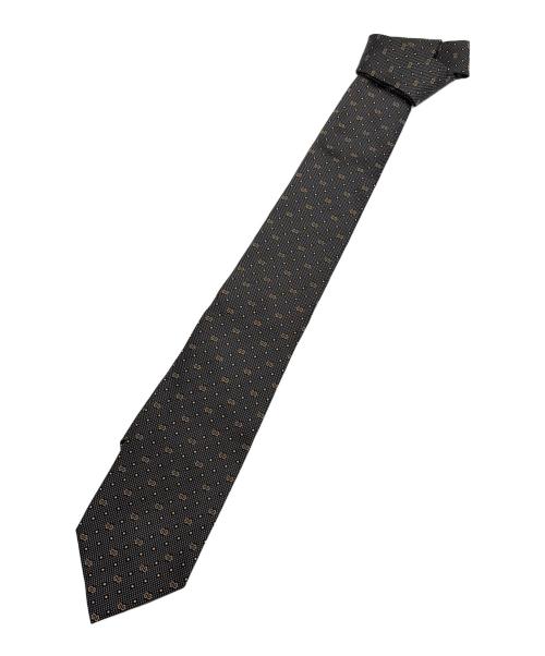 GUCCI（グッチ）GUCCI (グッチ) ネクタイ ブラック×ゴールド サイズ:148×8cmの古着・服飾アイテム