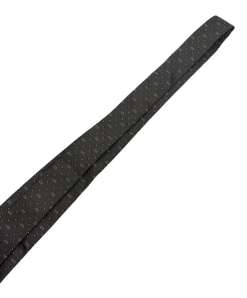 GUCCI（グッチ）GUCCI (グッチ) ネクタイ ブラック×ゴールド サイズ:148×8cmの古着・服飾アイテム