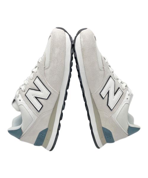 NEW BALANCE（ニューバランス）NEW BALANCE (ニューバランス) スニーカー ホワイト×ブルー サイズ:29㎝の古着・服飾アイテム