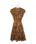 伊太利屋 (イタリヤ) 半袖ワンピース ブラウン サイズ:SIZE S：4000円