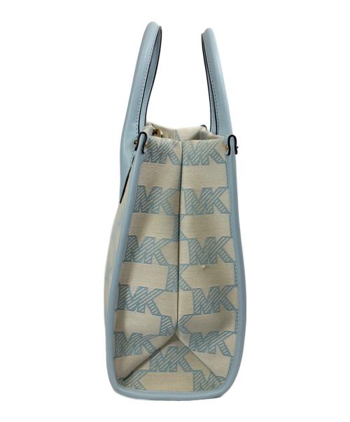 MICHAEL KORS（マイケルコース）MICHAEL KORS (マイケルコース) 2WAYバッグ スカイブルーの古着・服飾アイテム