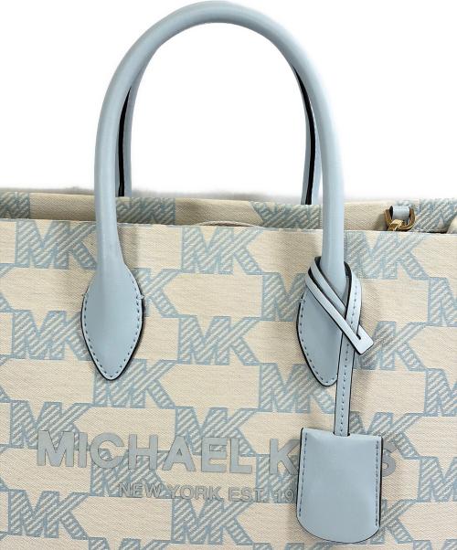 MICHAEL KORS（マイケルコース）MICHAEL KORS (マイケルコース) 2WAYバッグ スカイブルーの古着・服飾アイテム