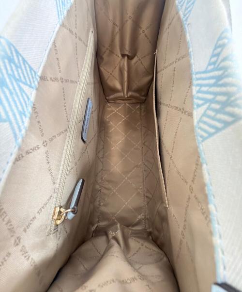 MICHAEL KORS（マイケルコース）MICHAEL KORS (マイケルコース) 2WAYバッグ スカイブルーの古着・服飾アイテム