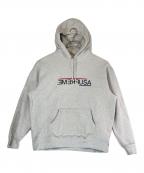 SUPREMEシュプリーム）の古着「USA Hooded Sweatshirt/ユー・エス・エー・フーデッド・スウェットシャツ」｜ライトグレー