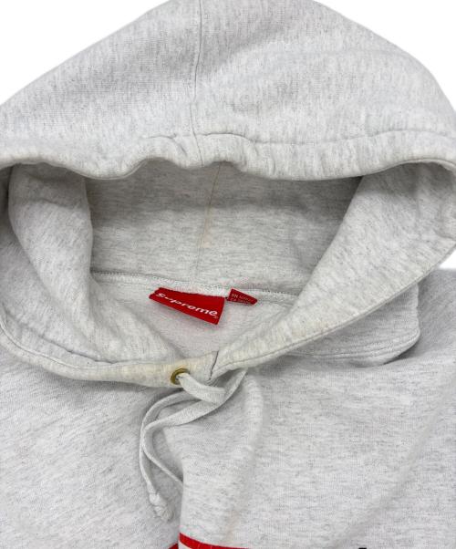 SUPREME（シュプリーム）Supreme (シュプリーム) USA Hooded Sweatshirt/ユー・エス・エー・フーデッド・スウェットシャツ ライトグレー サイズ:SIZE Lの古着・服飾アイテム
