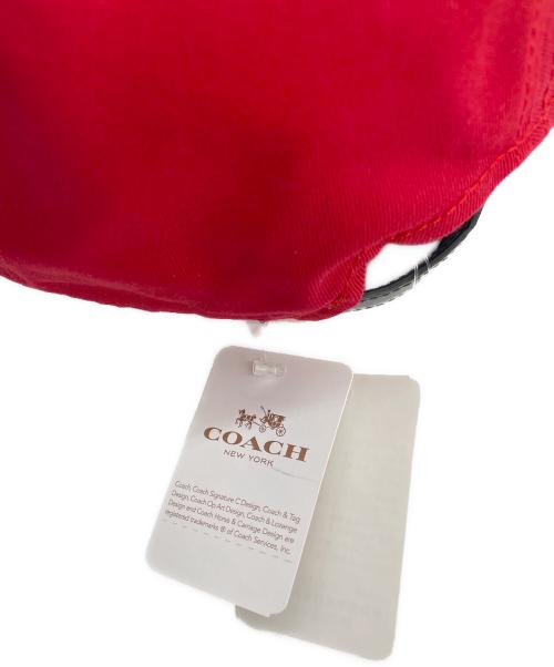 COACH（コーチ）COACH (コーチ) キャップ レッドの古着・服飾アイテム