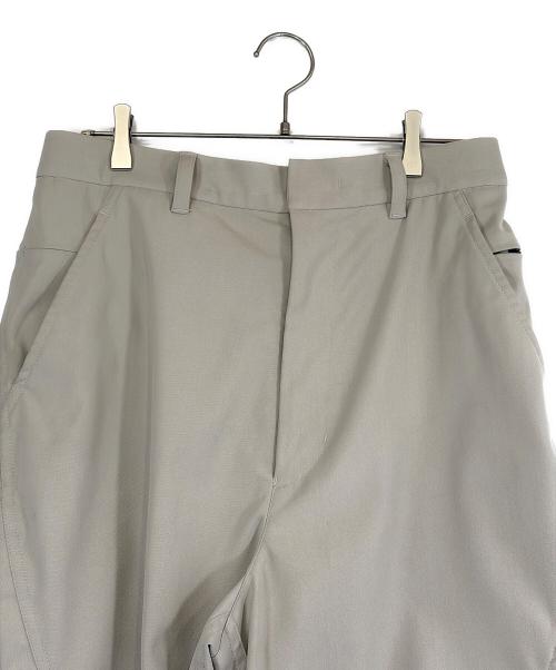 YDOT（ワイドット）YDOT (ワイドット) 3D THCH TROUSERS BUGGY/スリーディー ティーエイチシーエイチ トラウザーズ バギー ベージュ サイズ:SIZE Lの古着・服飾アイテム