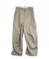 YDOT（ワイドット）の古着「3D THCH TROUSERS BUGGY/スリーディー ティーエイチシーエイチ トラウザーズ バギー」｜ベージュ
