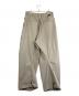 YDOT (ワイドット) 3D THCH TROUSERS BUGGY/スリーディー ティーエイチシーエイチ トラウザーズ バギー ベージュ サイズ:SIZE L：18000円