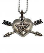 Cody Sandersonコディ・サンダーソン）の古着「Pendant Heart & Sheriff Star Double Arrow/ペンダント ハート アンド シェリフ スター ダブル アロー」