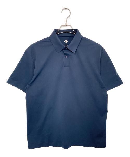 DESCENTE（デサント）DESCENTE (デサント) オリエリ タフポロシャツ ネイビー サイズ:Oの古着・服飾アイテム