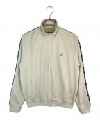 FRED PERRYフレッドペリー）の古着「Contrast Tape Track Jacket/コントラスト・テープ・トラック・ジャケット」｜グリーン