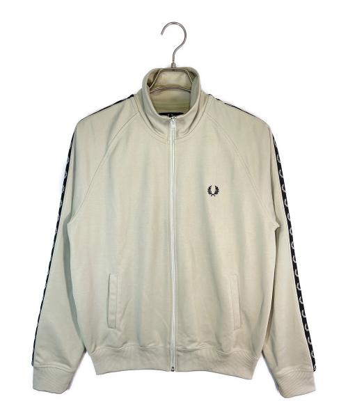 FRED PERRY（フレッドペリー）FRED PERRY (フレッドペリー) Contrast Tape Track Jacket/コントラスト・テープ・トラック・ジャケット グリーン サイズ:SIZE Mの古着・服飾アイテム