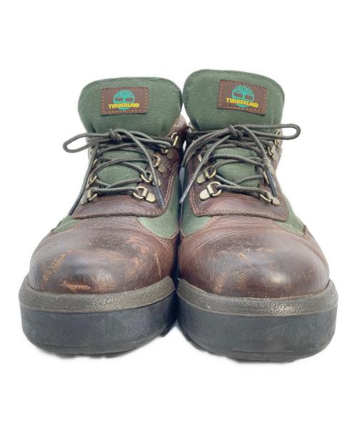 Timberland（ティンバーランド）Timberland (ティンバーランド) フィールドブーツ ブラウン×グリーン サイズ:26cmの古着・服飾アイテム