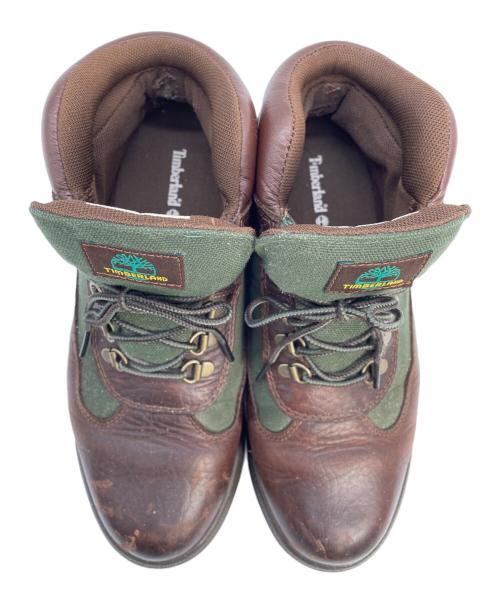 Timberland（ティンバーランド）Timberland (ティンバーランド) フィールドブーツ ブラウン×グリーン サイズ:26cmの古着・服飾アイテム