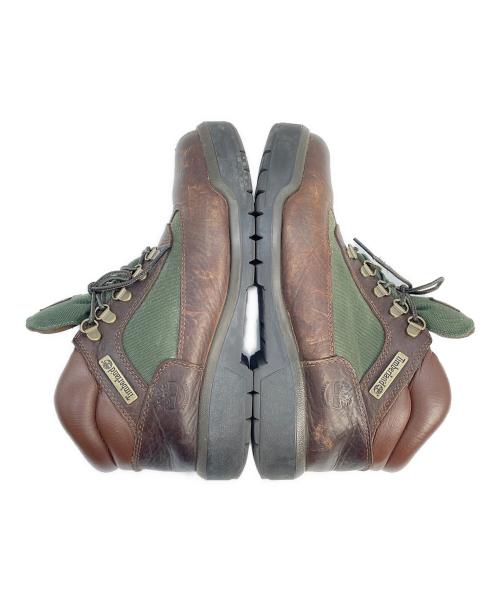 Timberland（ティンバーランド）Timberland (ティンバーランド) フィールドブーツ ブラウン×グリーン サイズ:26cmの古着・服飾アイテム